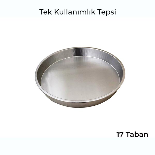 Yuvarlak 17 cm Tek Kullanımlık Tepsi